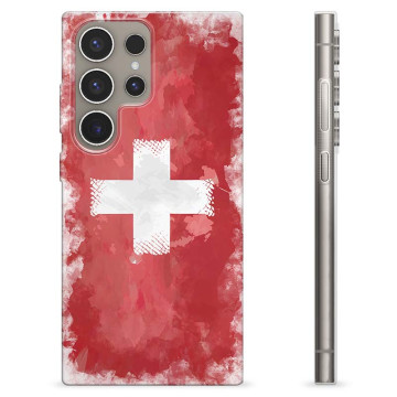 Funda TPU Samsung Galaxy S24 Ultra - Bandera de Suiza