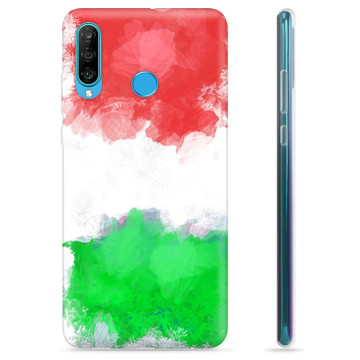 Funda TPU Huawei P30 Lite - Bandera de Italia