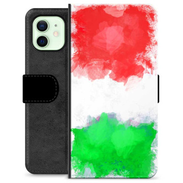 Funda Flip Premium iPhone 12 - Bandera de Italia