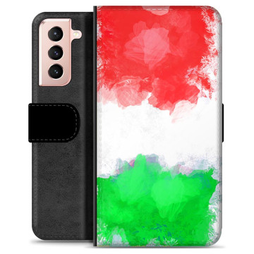 Funda abatible Samsung Galaxy S21 5G Premium - Bandera de Italia