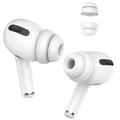 AHASTYLE PT99-2 1 Par Earbud Ear Tips para Apple AirPods Pro 2 / AirPods Pro Bluetooth Earphone Silicone Caps Cover, Talla S - Blanco