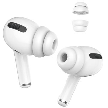 AHASTYLE PT99-2 1 Par Earbud Ear Tips para Apple AirPods Pro 2 / AirPods Pro Bluetooth Earphone Silicone Caps Cover, Talla S - Blanco