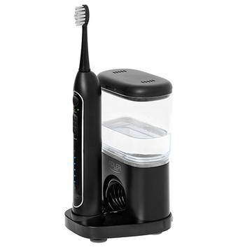 Adler AD 2180b Cepillo de dientes sónico 2 en 1 con hilo dental de agua - Negro