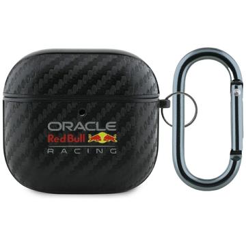 Estuche AirPods 4 Oracle Red Bull Carbon Logo - Negro