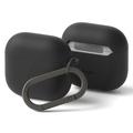 AirPods 4 Funda de silicona Ringke - Protección a prueba de golpes - Negro