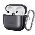 Estuche híbrido AirPods 4 Tech-Protect Magmat - Negro mate