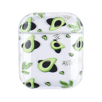 AirPods / AirPods 2 Estuche de plástico de frutas - Aguacate