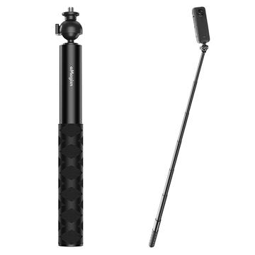 Amagisn Sports Camera Selfie Stick con cabeza esférica y tornillo de 1/4" para DJI, GoPro, Insta360 - 120cm