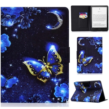 Funda Folio Inteligente Amazon Kindle Paperwhite (2024) - Mariposa Azul