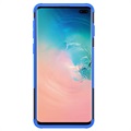 Carcasa Antideslizante Híbrida para Samsung Galaxy S10+ - Azul / Negro