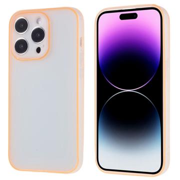 Funda de TPU Luminosa para iPhone 14 Pro Max - Naranja