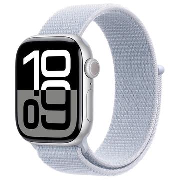 Apple Watch 10 GPS MWWN3QN/A - Aluminio, Nube Azul Sport Loop, 46mm - Plata