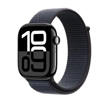 Apple Watch 10 GPS MWWR3QN/A - Aluminio, bucle deportivo de tinta, 46mm - Negro azabache