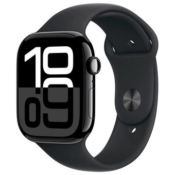 Apple Watch 10 LTE MWX63QN/A - Aluminio, correa deportiva negra, S/M, 42mm - Negro azabache