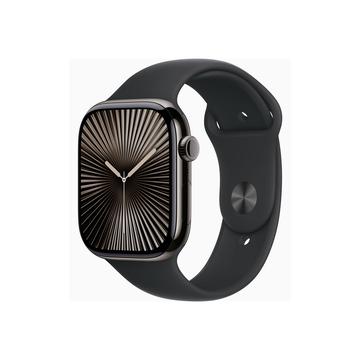 Apple Watch 10 LTE MWY33QN/A - Aluminio, correa deportiva negra, S/M, 46mm - Negro azabache