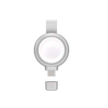 Cargador rápido 4smarts Apple Watch MFi - 5W - Plata