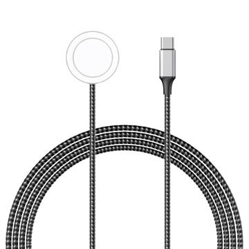 Cable de carga USB-C trenzado para Apple Watch - 1m