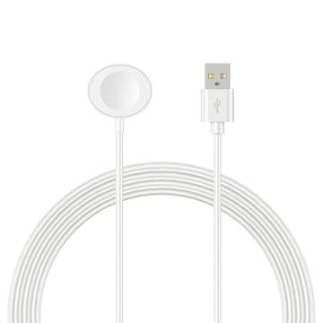 Cable de carga USB ovalado para Apple Watch - 100cm - Blanco