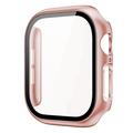 Carcasa de Plástico con Protector de Pantalla para Apple Watch Series 10 - 42mm - Rosa Dorado