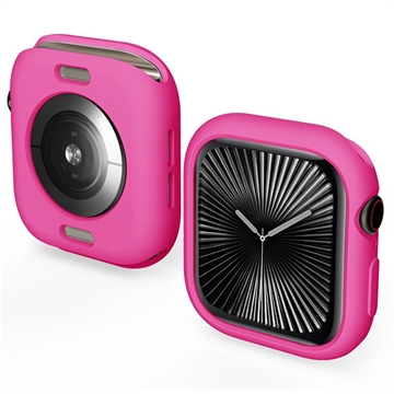 Funda de silicona para Apple Watch Series 10 - 42mm - Rosa Fuerte