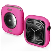 Funda de silicona para Apple Watch Series 10 - 46mm - Rosa Fuerte