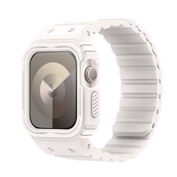 Dux Ducis OA Correa de una pieza con funda para Apple Watch Series 9/8/SE (2022)/7/SE/6/5/4/3/2/1 - 41mm/40mm/38mm - Starlight