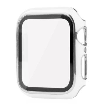 Carcasa con Cristal Templado para Apple Watch Series SE (2022)/SE/6/5/4 - 44mm - Claro