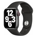 Apple Watch Series Ultra 2/Ultra/10/9/8/SE (2022)/7/SE/6/5/4/3/2/1 Correa de silicona Lippa - 49mm/46mm/45mm/44mm/42mm - Negro