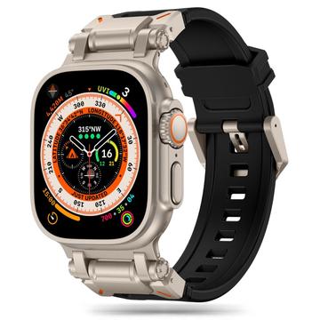 Correa Apple Watch Series Ultra 2/Ultra/9/8/SE (2022)/7/SE/6/5/4/3/2/1 Tech-Protect Delta Pro - 49mm/45mm/44mm/42mm - Negro / Titanio