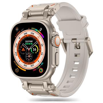 Correa Apple Watch Series Ultra 2/Ultra/10/9/8/SE (2022)/7/SE/6/5/4/3/2/1 Tech-Protect Delta Pro - 49mm/46mm/45mm/44mm/42mm - Luz de las estrellas / Titanio