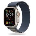 Apple Watch Series Ultra 2/Ultra/9/8/SE (2022)/7/SE/6/5/4/3/2/1 Correa Tech-Protect Nylon Pro - 49mm/45mm/44mm/42mm - Azul marino / Gris