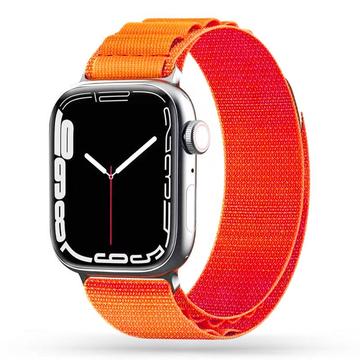 Correa Tech-Protect Nylon Pro para Apple Watch Series Ultra 2/Ultra/9/8/SE (2022)/7/SE/6/5/4/3/2/1 - 49mm/45mm/44mm/42mm - Naranja