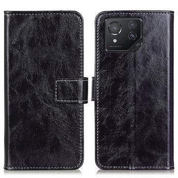 Funda con Cierre Magnético para Asus ROG Phone 8/8 Pro - Estilo Cartera - Negro