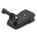 Mochila con soporte de clip de 360° para cámaras GoPro G154 - Negro