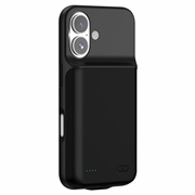 Carcasa con Batería de Reserva para iPhone 16 - 7000mAh - Negro