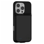 Carcasa con Batería de Reserva para iPhone 16 Pro - 7000mAh - Negro