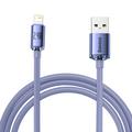 Baseus Crystal Shine Cable USB-A / Lightning - 2m - Morado