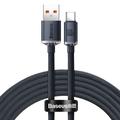 Baseus Crystal Shine Cable USB-A / USB-C - 1.2m, 100W - Negro