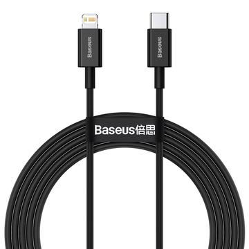 Baseus Superior Series Cable USB-C / Lightning - 2m, 20W - Negro