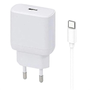 Cargador Beline PD 3.0 USB-C GaN para iPhone 15 Pro/15 Pro Max/16 Pro/16 Pro Max - 30W - Blanco