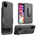 Carcasa Híbrida con Clip de Cinturón para iPhone 11 Pro - Negro