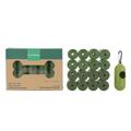 Bolsas biodegradables y compostables para excrementos de mascotas con dispensador - 16 rollos