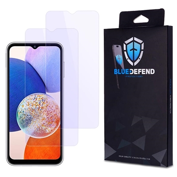 Protector de Pantalla de Cristal Templado BlueDefend Anti-Blue Light para Samsung Galaxy A14 - 2 Pcs.