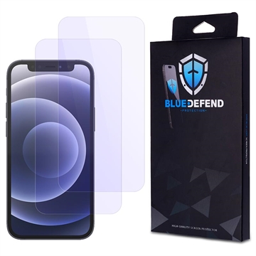 Protector de Pantalla de Cristal Templado BlueDefend Anti-Blue Light para iPhone 12 - 2 Pcs.