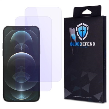 Protector de Pantalla de Cristal Templado BlueDefend Anti-Blue Light para iPhone 12 Pro - 2 Pcs.