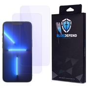 Protector de Pantalla de Cristal Templado BlueDefend Anti-Blue Light para iPhone 13 Pro - 2 Pcs.