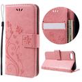 Funda Mariposa para iPhone 7/8/SE (2020)/SE (2022) - Estilo Cartera - Rosa