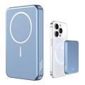 C10 Portable 15W Magnetic Wireless Power Bank 5000mAh - Azul