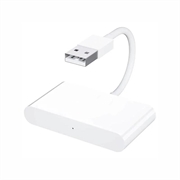 Adaptador Inalámbrico CarPlay para iOS - USB, USB-C - Blanco