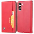 Funda Serie Card Set para Samsung Galaxy S24 - Estilo Cartera - Rojo